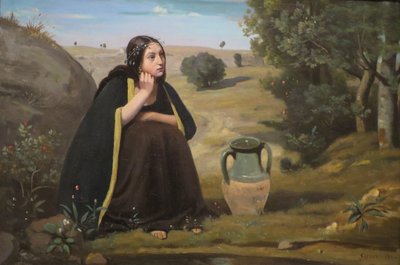 Rebecca at the Well by Jean Baptiste Camille Corot